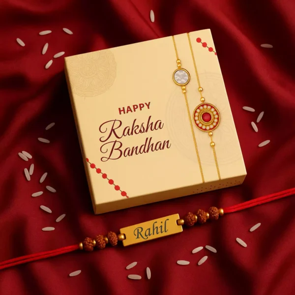 Personalised Rakhi with Gift Box