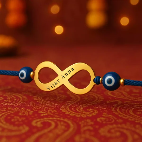 Infinity Evil Eye Rakhi for Vijay Anna