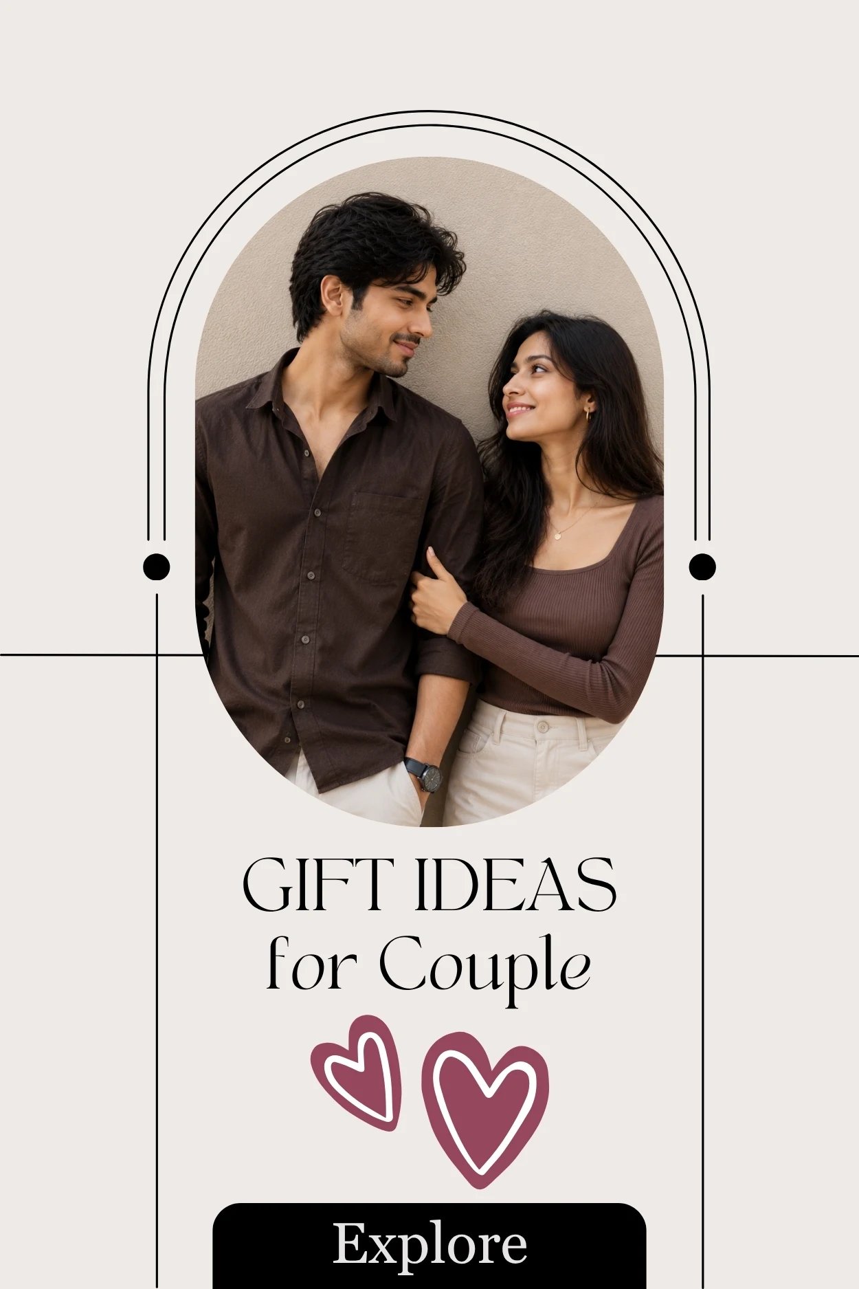 Gift Ideas for Couples category banner featuring a happy couple and personalized gift collection